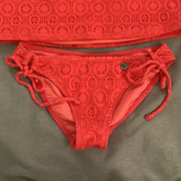 Roxy swim bikini set top L bottom M - Picture 2 of 14
